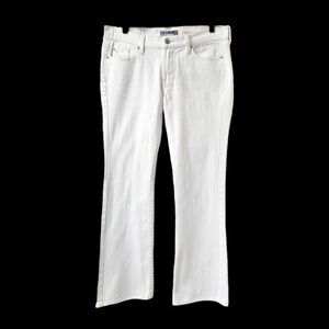 OLD NAVY Women's white Ultra Low Waist Bootcut Jeans 👖